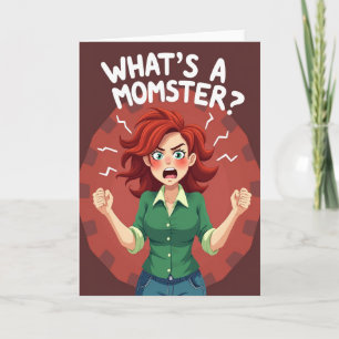 Momster Animierte Illustrationskarte Karte