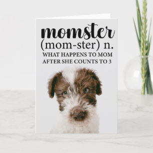 Momster...Beste Mama Personalisierte Muttertags-Ka Dankeskarte
