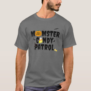 Momster Candy Patrol Women Funny Mom Halloween T-Shirt