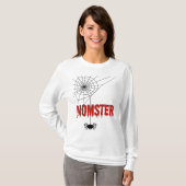 Momster Dripping Blood Font and Spider T-Shirt (Vorne ganz)