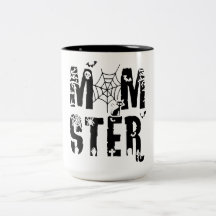 Momster Funny Halloween Spider Bat Graphic