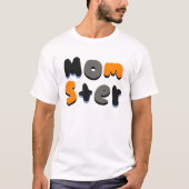 Momster Groovy Bubble Lettering T-Shirt (Vorderseite)
