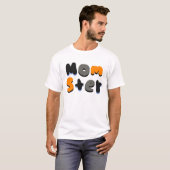 Momster Groovy Bubble Lettering T-Shirt (Vorne ganz)