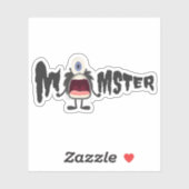 Momster Halloween Aufkleber (Blatt)
