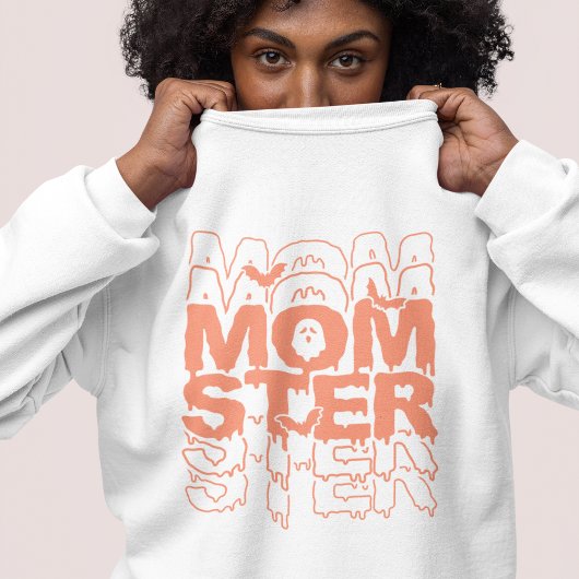 Momster Halloween Mama Funny Fall Sweatshirt