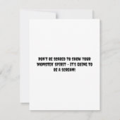 Momster Halloween-Party Einladung | Spooky Fun (Rückseite)