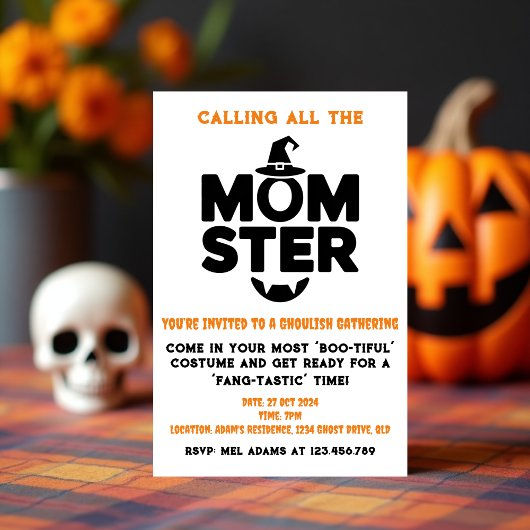 Momster Halloween-Party Einladung | Spooky Fun