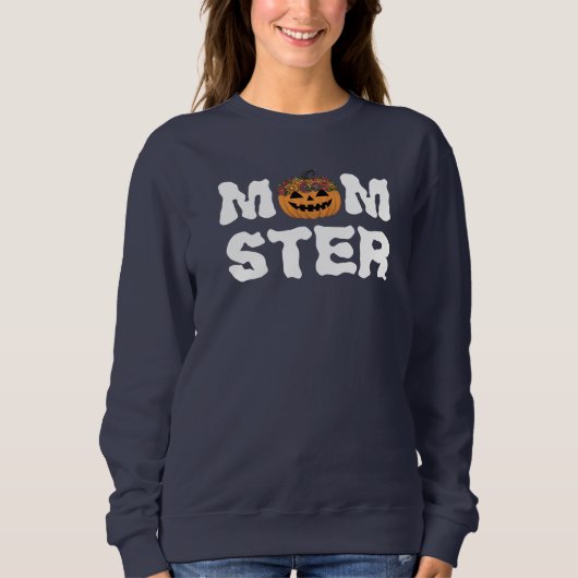 Momster Mama Halloween Sweatshirt (Vorderseite)
