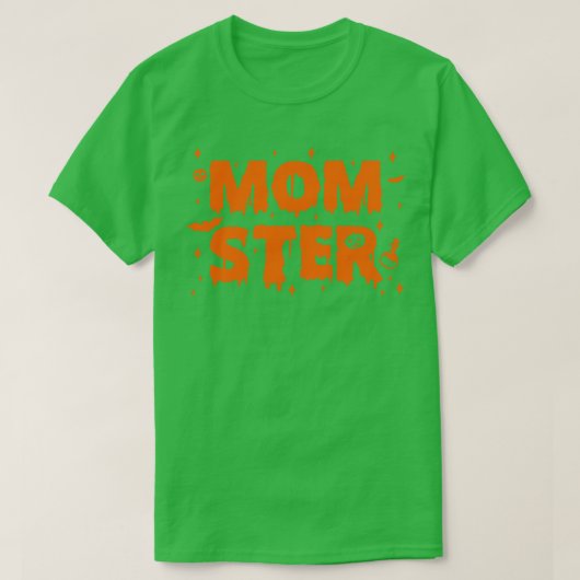 Momster-Mama Halloween T-Shirt (Design vorne)