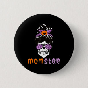 Momster Mama Monster Halloween Button