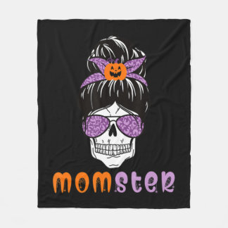 Momster Mama Monster Halloween Fleecedecke