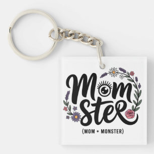 Momster. (Mama + Monster) Schlüsselanhänger