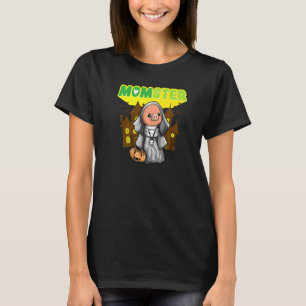 Momster Monster Mama Beängstigend Halloween Mommy T-Shirt