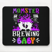Momster Of The Brewing Baby Mom To Be Halloween Mousepad (Vorne)