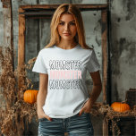 Momster Pink Halloween Niedlich & Spooky Tri-Blend Shirt<br><div class="desc">Entfesseln Sie Ihr inneres "Momster" an diesem Halloween mit unserem rosa Halloween Women's T - Shirt! Dieses unterhaltsame und spielerische Design ist perfekt für Mütter, die Liebe haben, ein wenig mit Stil zu vermischen. Das Wort "Momster" ist fett, spukhaft auf einem weichen rosa Tee zu schreiben. Egal, ob Sie mit...</div>