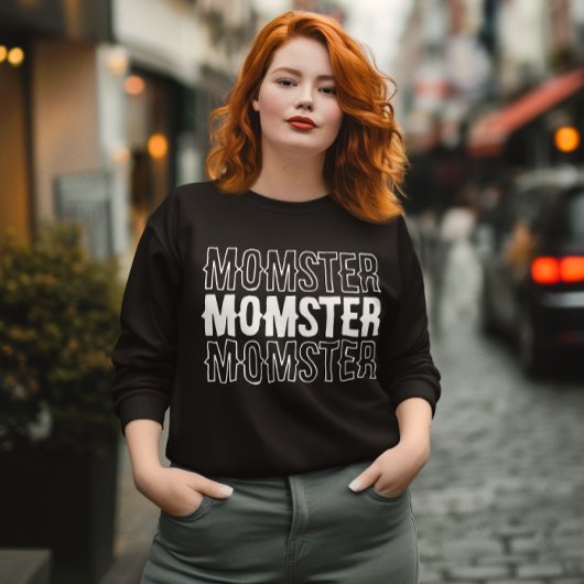 Momster-Sweatshirt, Halloween-Shirt, Spooky-Saison Sweatshirt