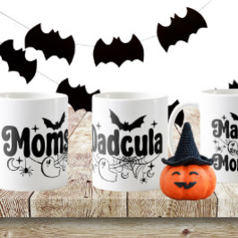 Momster und Dadcula Matching Family Halloween Tass Kaffeetasse
