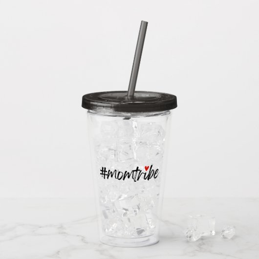 #MomTribe | Muttertag der Neuen Mutterschaft Acryltrinkbecher (Rückseite Ice)