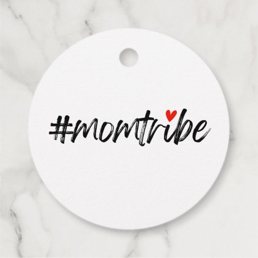 #MomTribe | Muttertag der Neuen Mutterschaft Geschenkanhänger (Rückseite)