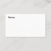 MOMY-Visitenkarten Telefonnummerkarte (Rückseite)