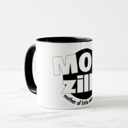 Momzilla-Tasse Tasse (Vorderseite Links)