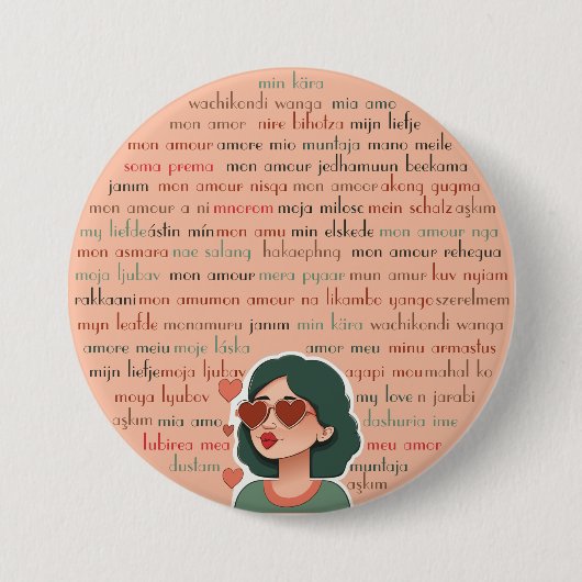 Mon Amour Button (Vorderseite)