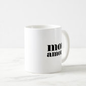Mon Amour Kaffeetasse (VorderseiteRechts)