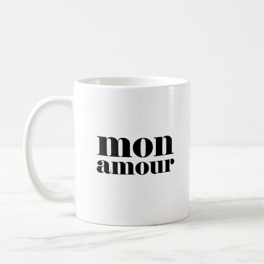 Mon Amour Kaffeetasse (Links)