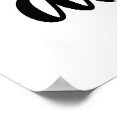 Mon amour lips poster (Ecke)