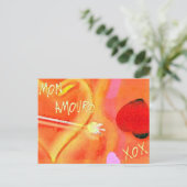 Mon Amour Postkarte (Stehend Vorderseite)