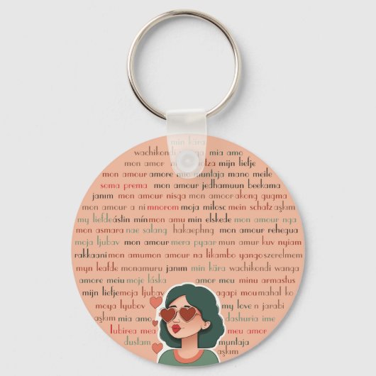 Mon Amour Schlüsselanhänger (Rückseite)