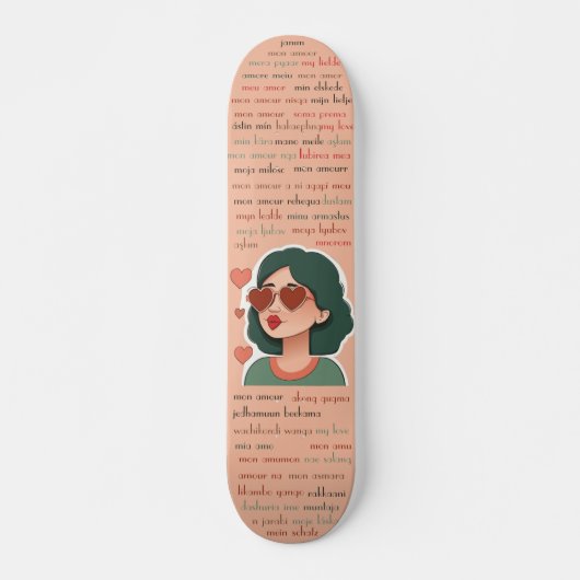 Mon Amour Skateboard (Vorne)
