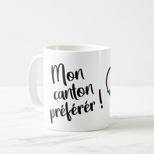 Mon canton préféré Vaud Kaffeetasse (Vorderseite Links)