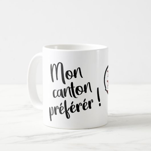Mon canton préféré Wallis Kaffeetasse (Vorderseite Links)