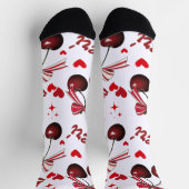 Mon Cheri Cherry lustige Premium Crew Sock Socken (Oben)