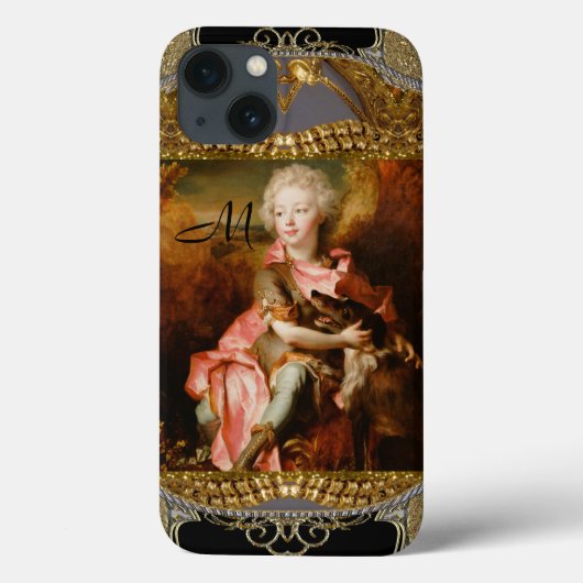 Mon Chien Préféré Monogram Case-Mate iPhone Hülle (Rückseite)