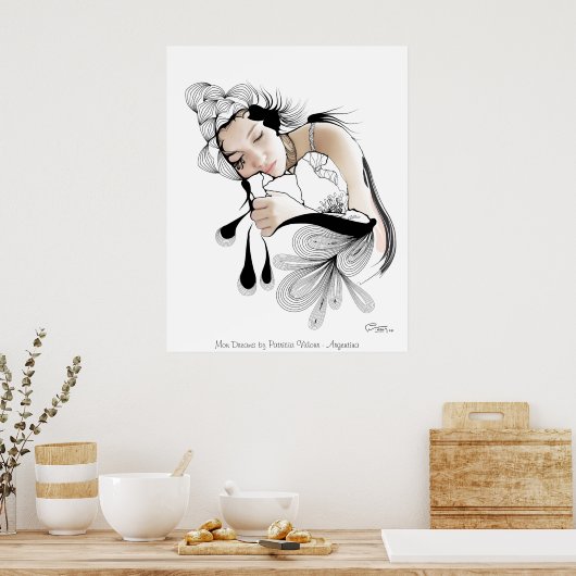 Mon Dreams Poster (Küche)