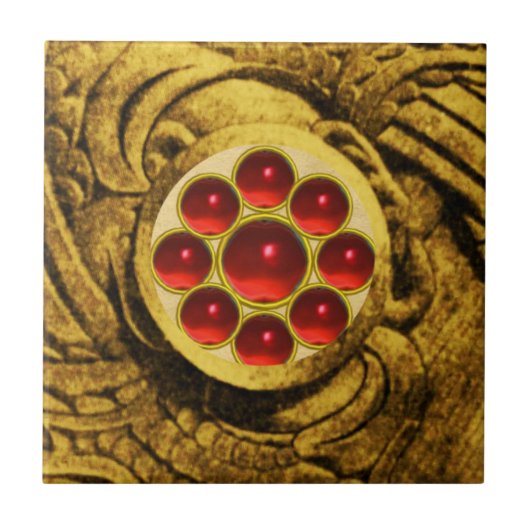 MON GEM red Fliese (Vorderseite)