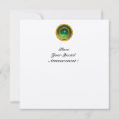 MON-Jade-Age aus weißem Gold Einladung (Rückseite)