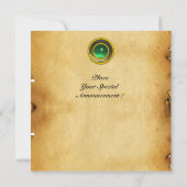 MON-Jade-Pergament Einladung (Rückseite)