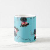 Mon Petit Chou Chou Black Poodle Welpe Kaffeetasse (Mittel)