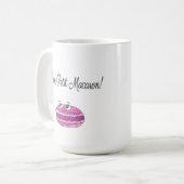 Mon Petit Macaron Custom Kaffeetasse (Vorderseite Links)