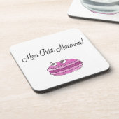 Mon Petit Macaron Getränkeuntersetzer (Linke Seite)