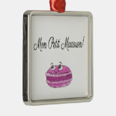 Mon Petit Macaron Ornament Aus Metall (Rechts)