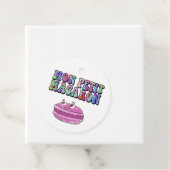 Mon Petit Macaron Retro Gefärbte Krawatte Groovy T Geschenkanhänger (Beispiel)