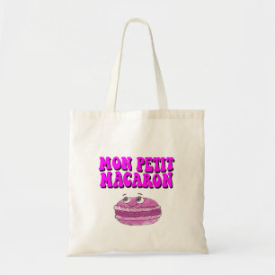 Mon Petit Macaron Retro Groovy Text Tragetasche