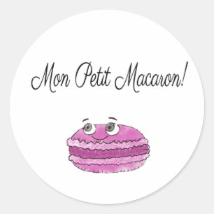 Mon Petit Macaron Runder Aufkleber