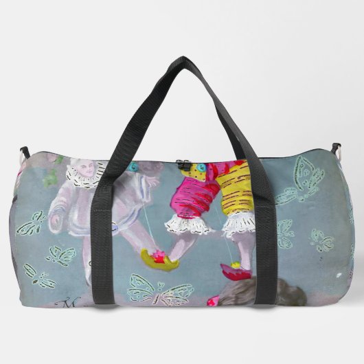 Mon petite coeur dans ce baiser 2 duffle bag (Rückseite)