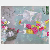 Mon petite coeur dans ce baiser 2 fleecedecke (Vorderseite (Horizontal))