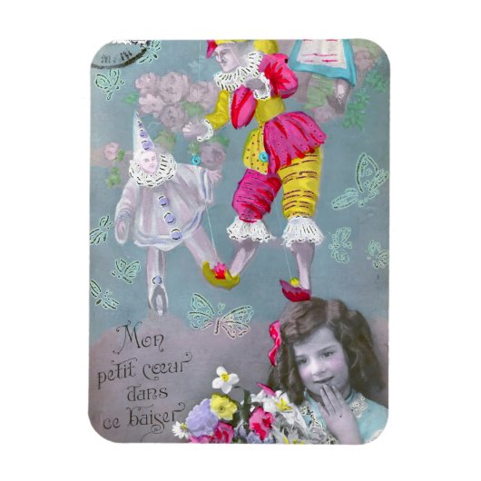Mon petite coeur dans ce baiser 2 magnet (Vertikal)
